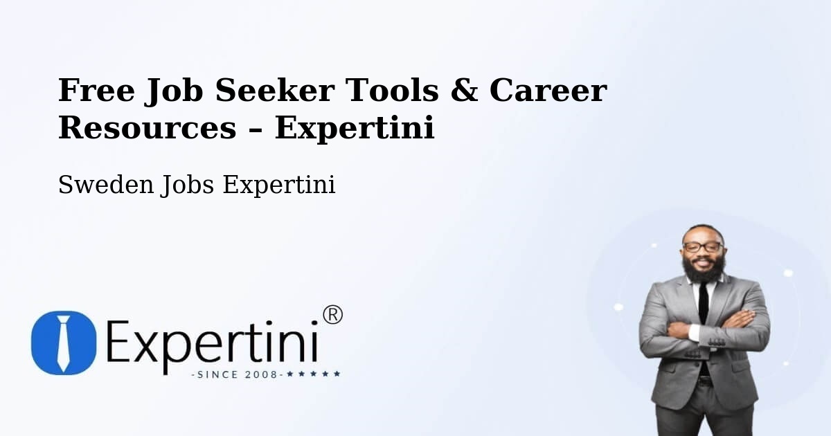 Free Job Seeker Tools & Career Resources – Smedjebacken - Smedjebacken, Sweden Jobs Expertini
